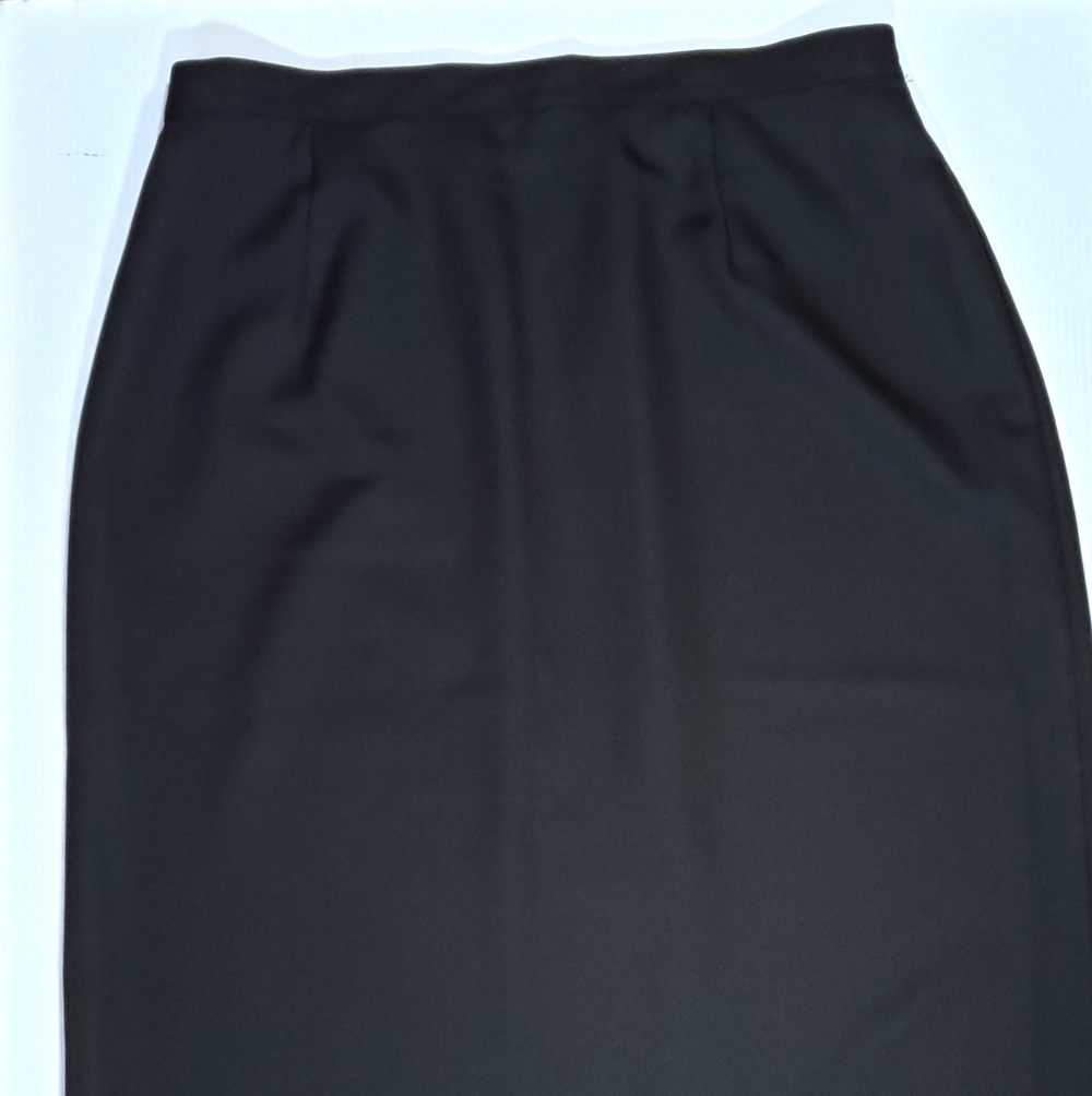 Vintage Black Maxi Pencil Skirt  18/20 - Picture 2 of 6
